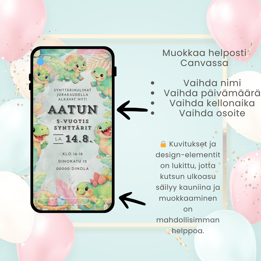 dinosaurus-videokutsu-canva-muokkaus